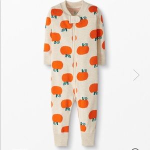 NWT Hanna Andersson Pumpkin baby pajama sleeper. Brand new!